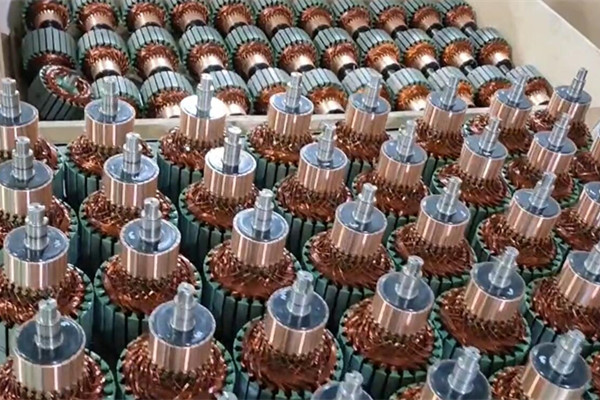 直流電機(jī)轉(zhuǎn)子組件視頻